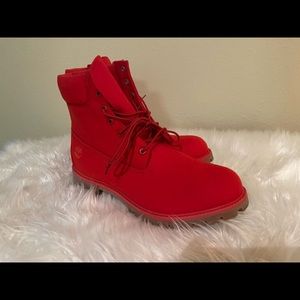 Timberland, Red, Fabric, Size 12